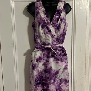 Banana Republic Purple Cross Front Dress
